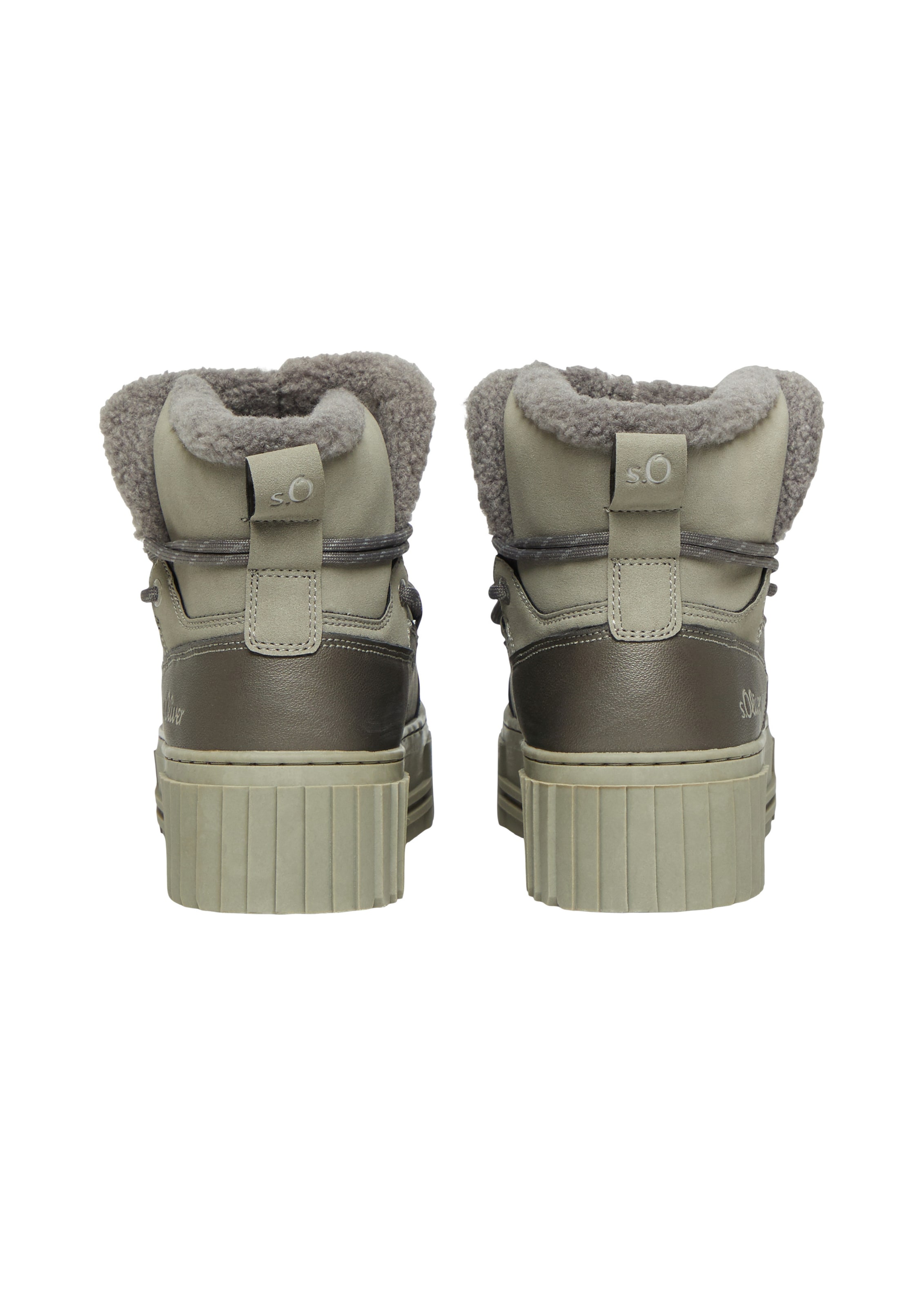 s.Oliver Snowboots in Grün