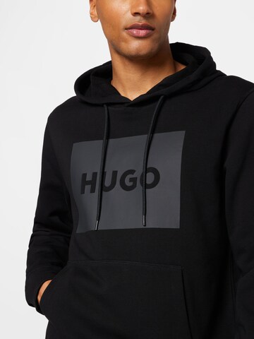 HUGO Sweatshirt 'Duratschi' i svart
