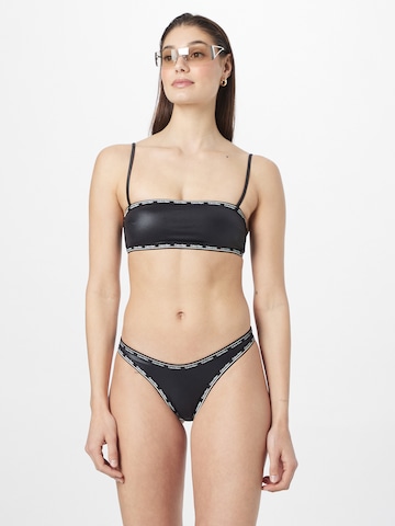 Calvin Klein Swimwear - Bandeau Top de bikini en negro
