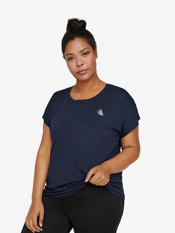 Active by Zizzi Functioneel shirt in Blauw: voorkant