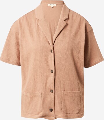 Madewell Bluse in Braun: predná strana