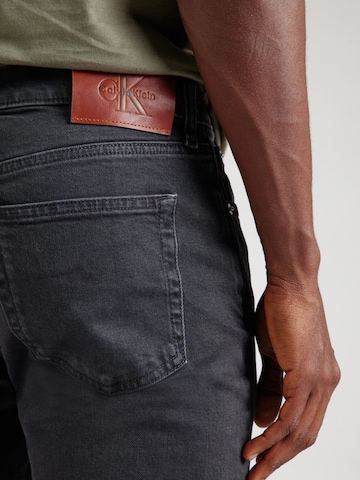 juoda Calvin Klein Jeans Prigludęs Džinsai 'ESSNTL'