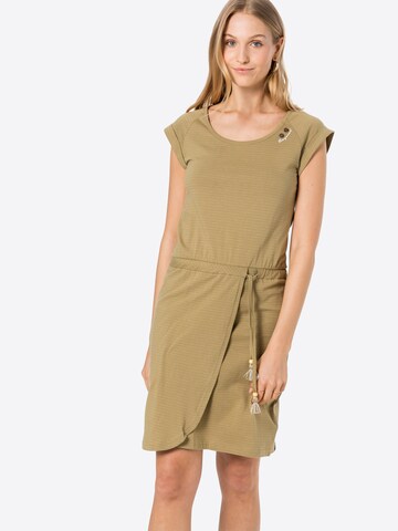 Ragwear Summer Dress in Green: front