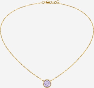 Pure Schmuck Kette in Lila: Vorderseite