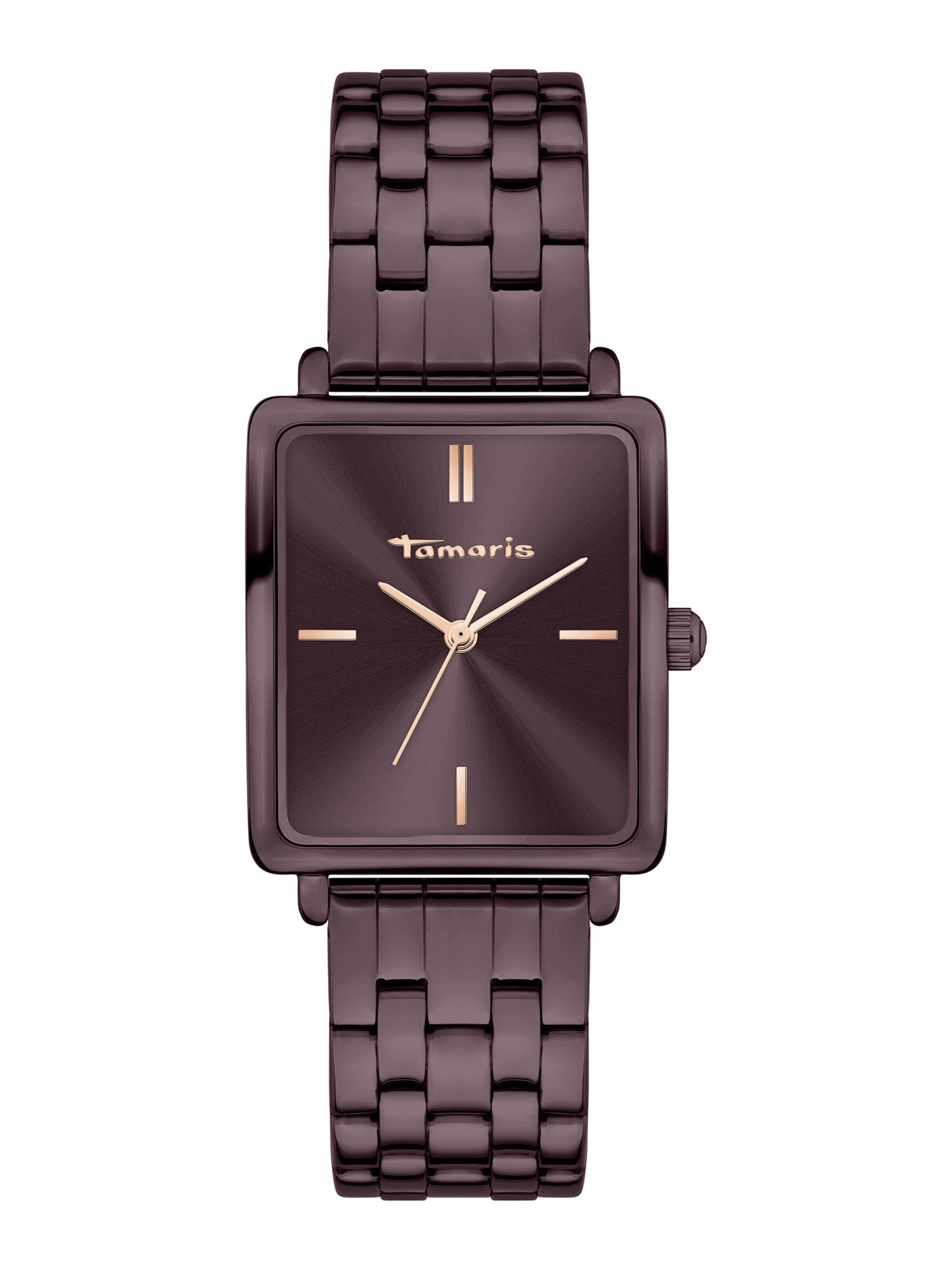 Tamaris Analoog horloge in Bruin: voorkant