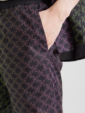 Karl Lagerfeld Regular Trousers in Black