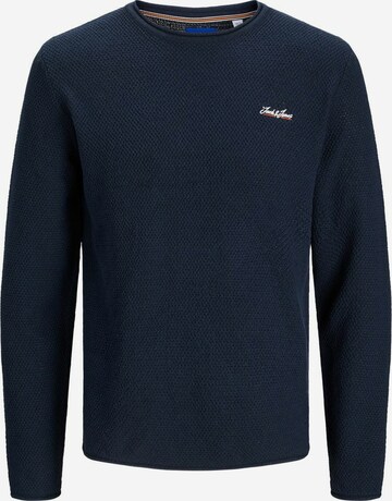 JACK & JONES Sweater 'Paul Tons' in Blue: front