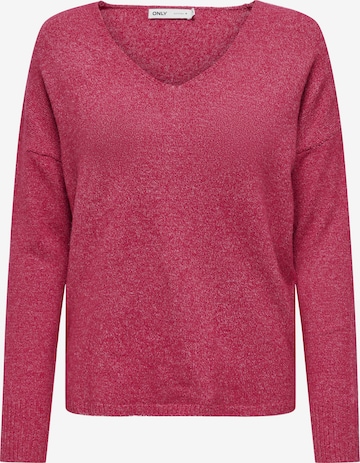 ONLY Neulepaita 'ONLRica' värissä vaaleanpunainen: etupuoli