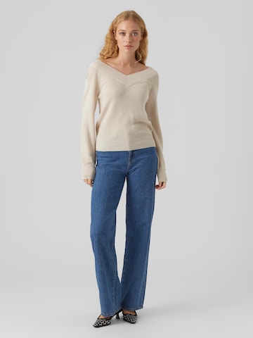 VERO MODA Sweater 'New Lexsun' in Beige