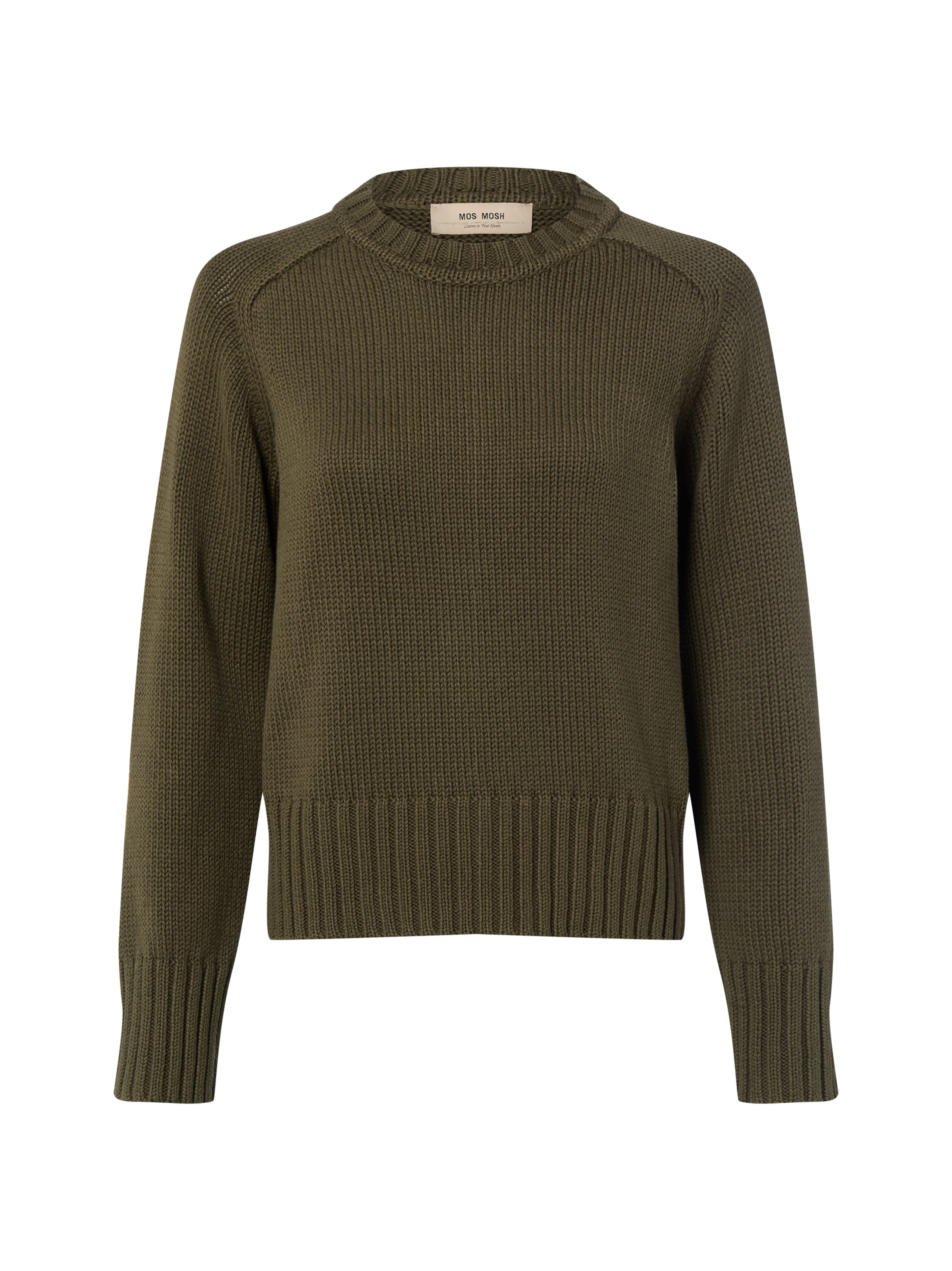 MOS MOSH Sweater in Green: front