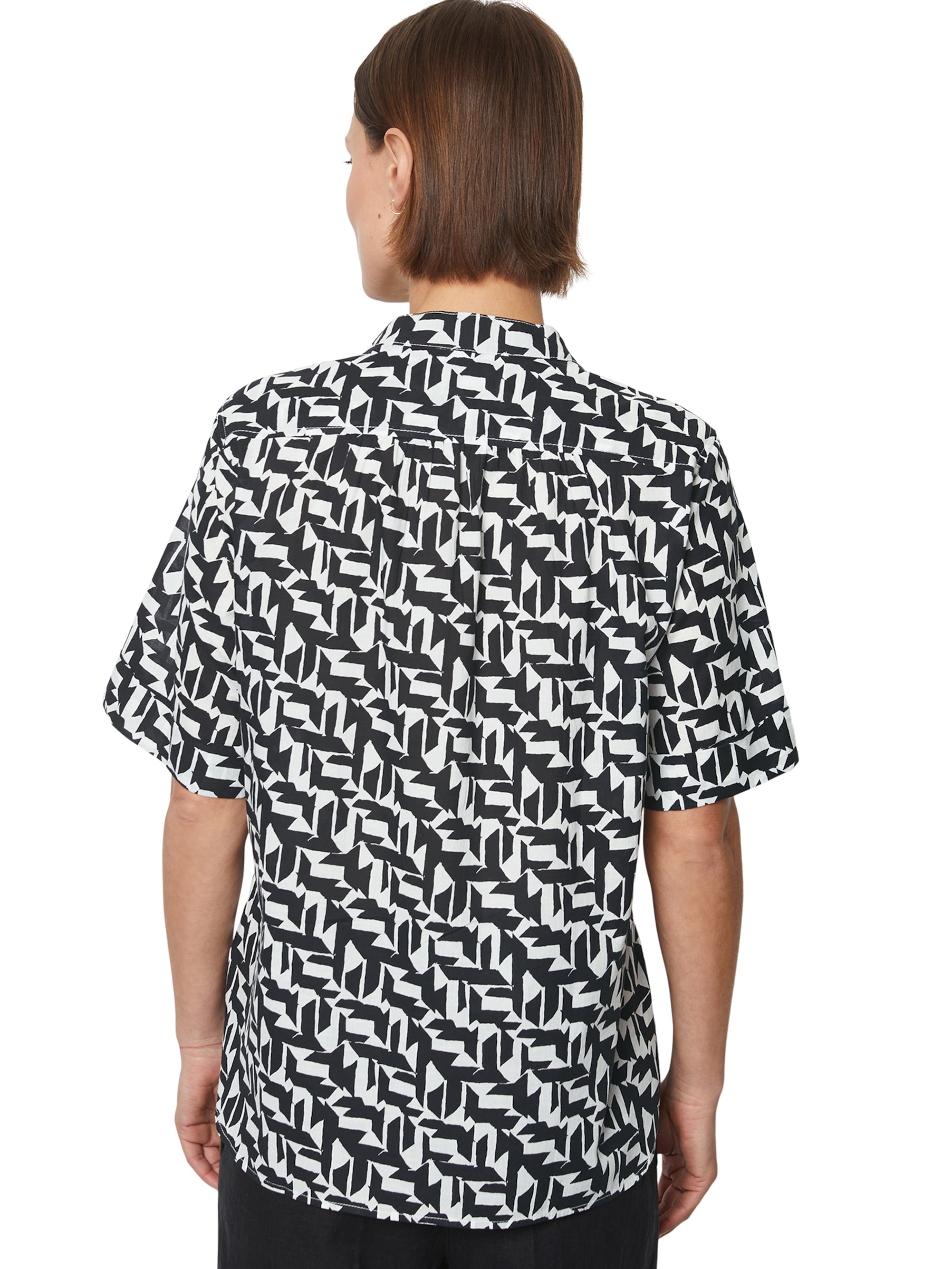 Marc O'Polo Bluse in Schwarz