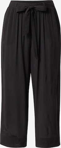 Soyaconcept Wide leg Pleat-Front Pants 'Radia' in Black: front