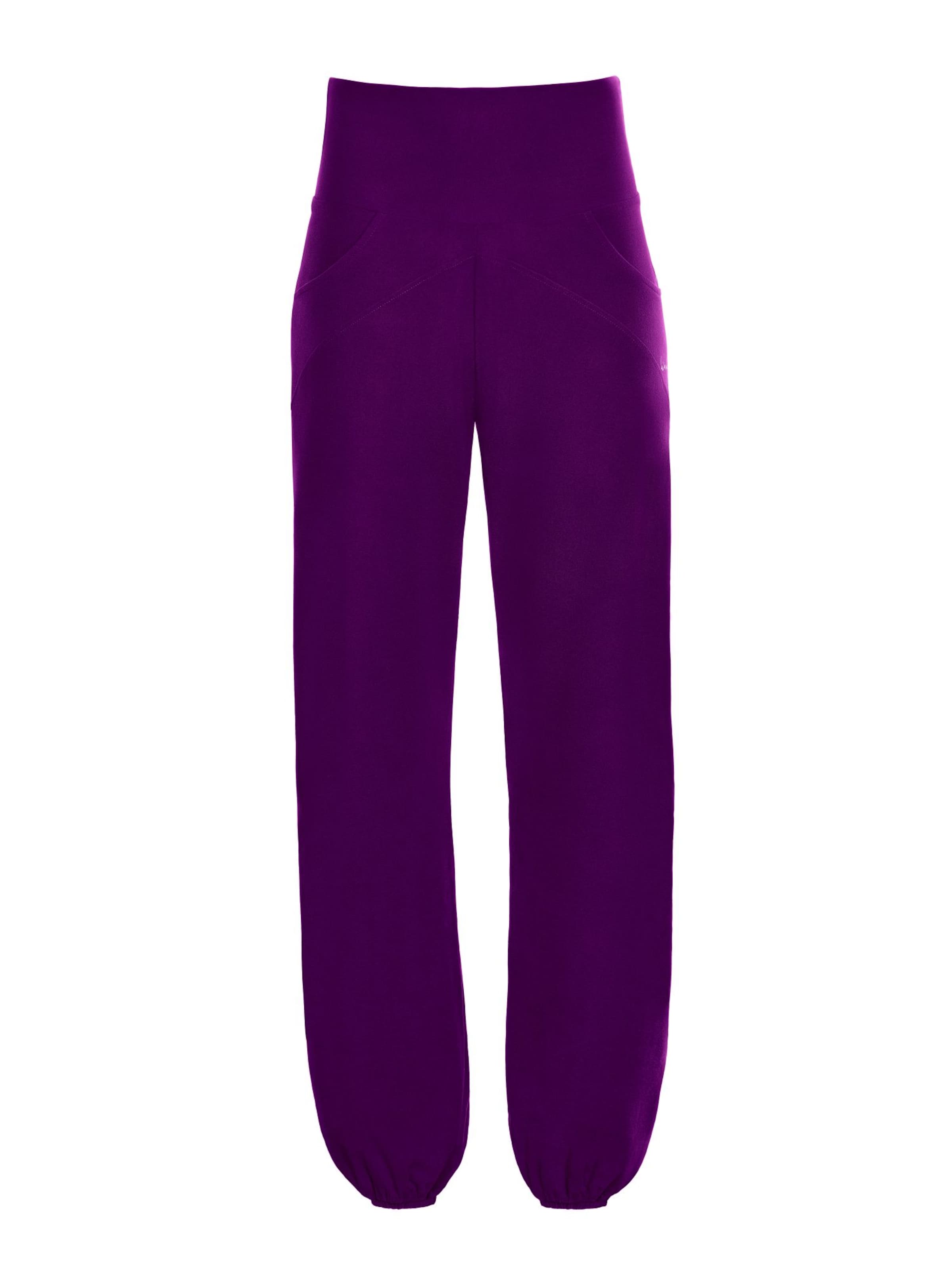 Regular Pantalon de sport &#x27; CUL102LC &#x27; Winshape en violet : devant