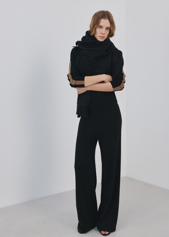 MANGO Regular Pants 'Ron' in Black