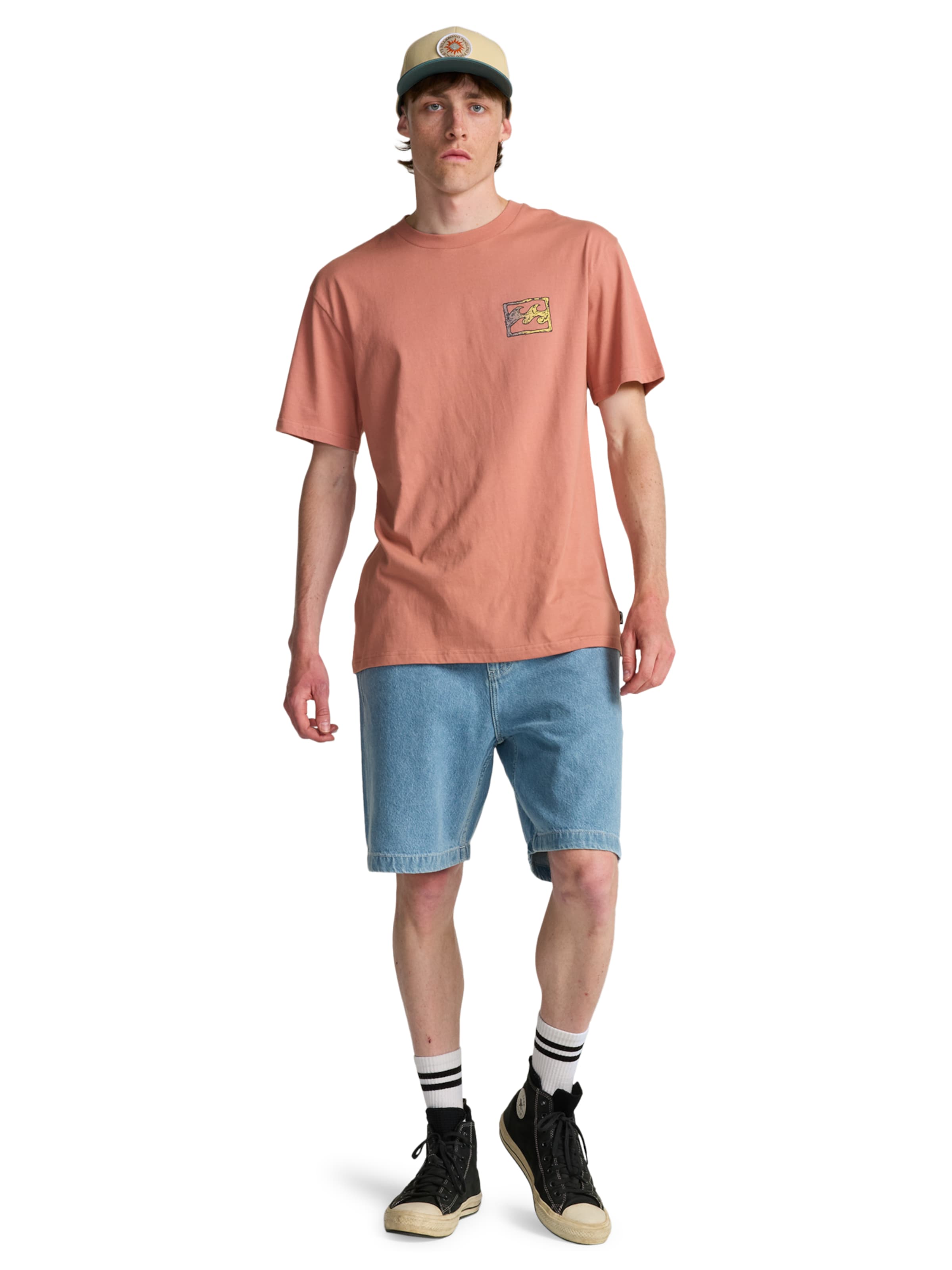 BILLABONG Shirt 'Crayon Wave' in Pink