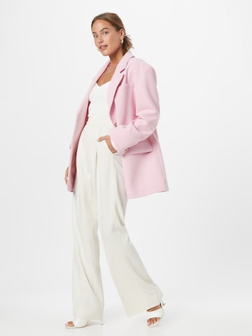 Wide leg Pantaloni con piega frontale di Copenhagen Muse in bianco