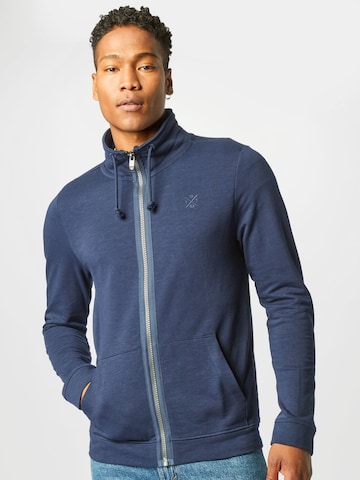 TOM TAILOR Sweatjacke in Blau: predná strana