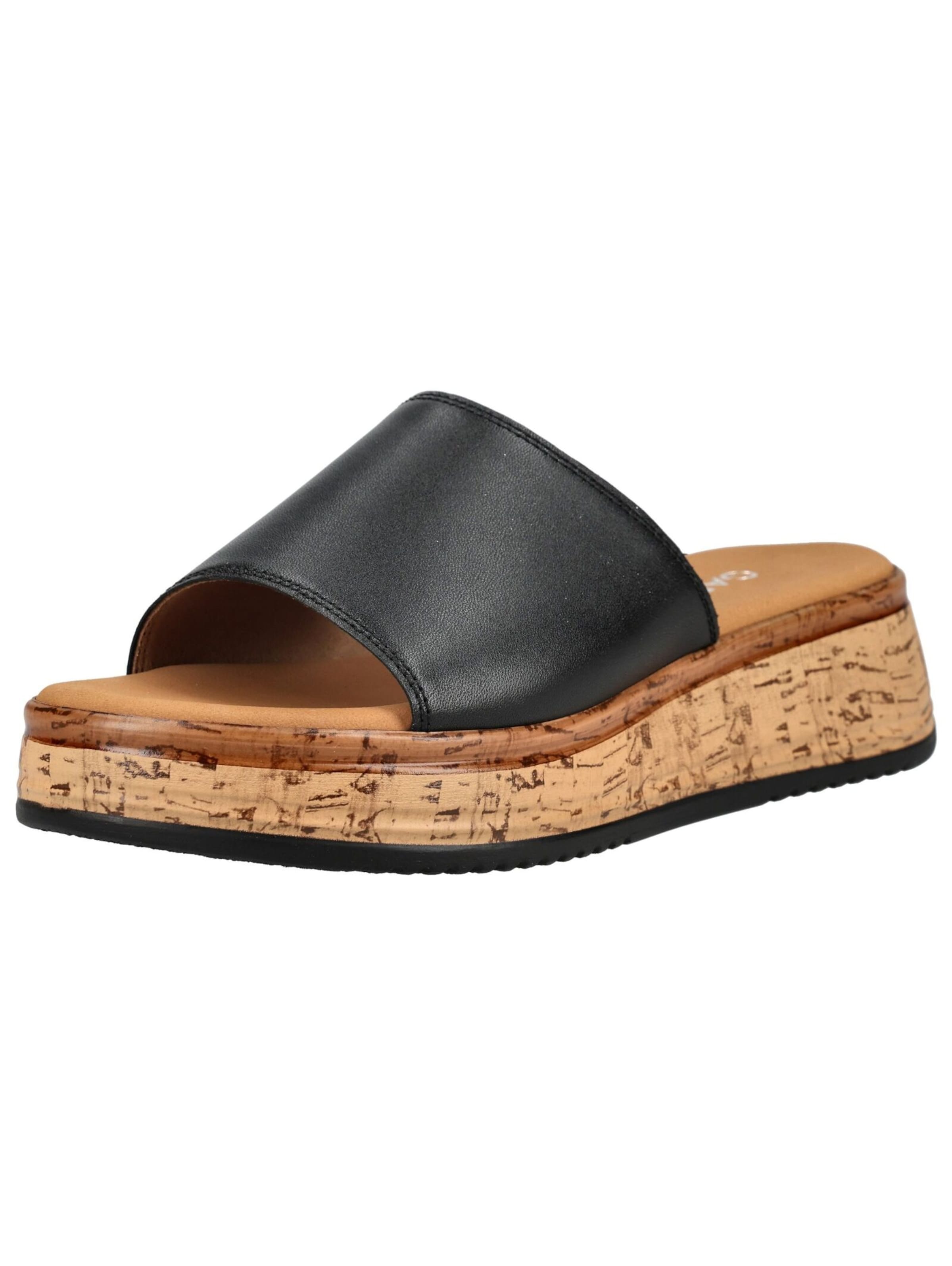 Zoccoletto di GABOR in nero: frontale