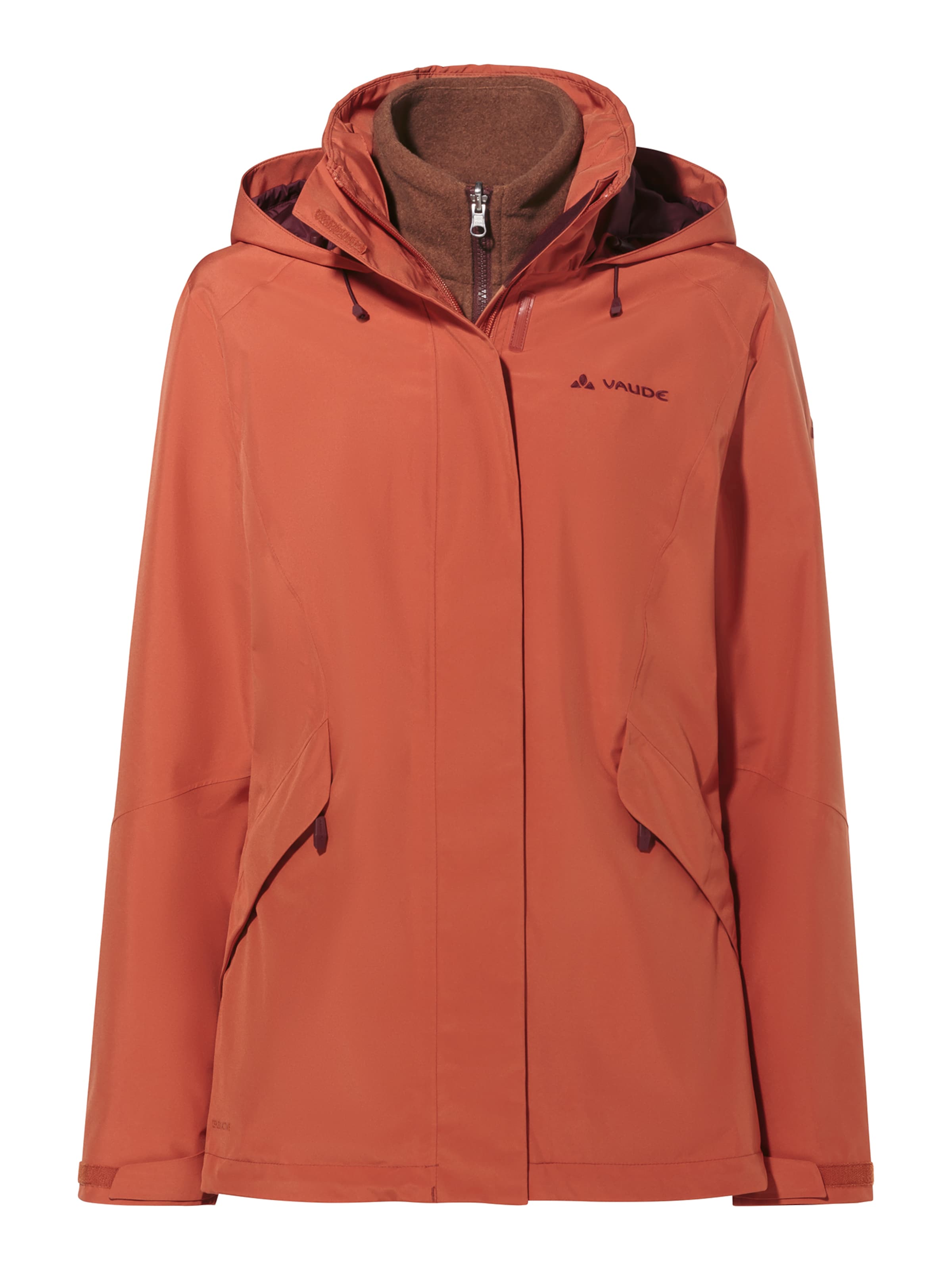 VAUDE Outdoor jacket 'Rosemoor II' in Brown: front