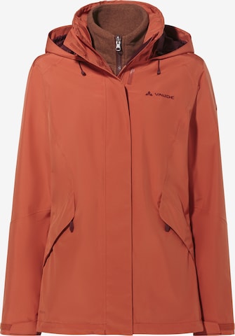 VAUDE Outdoorjacke 'Rosemoor II' in Braun: Vorderseite