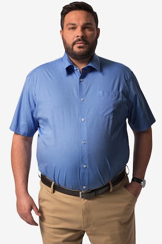 Boston Park Regular fit Button Up Shirt in Blue: front