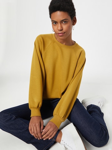 MSCH COPENHAGEN Sweatshirt 'Nelina Ima' in Yellow