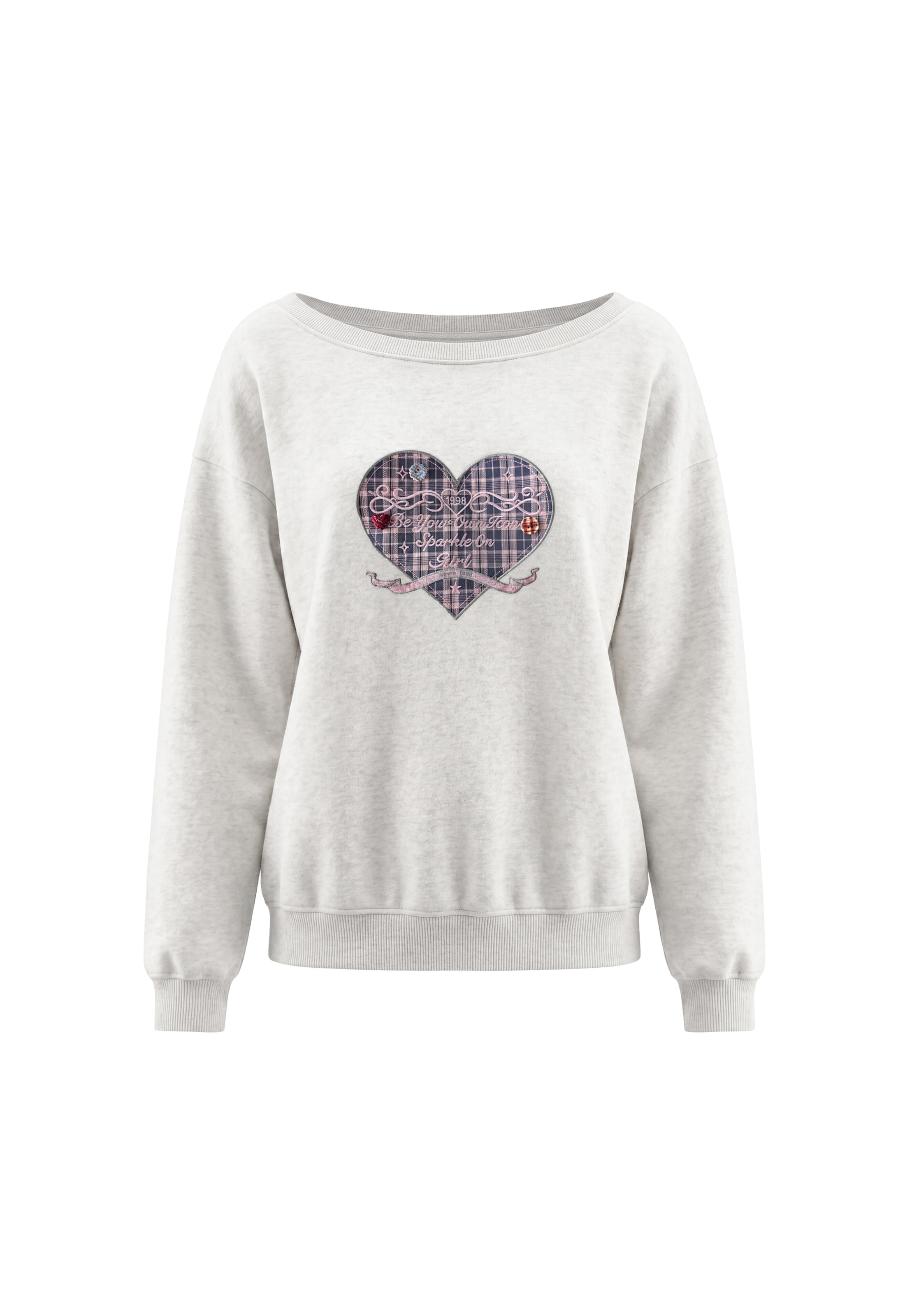 Sweat-shirt MYMO en blanc : devant