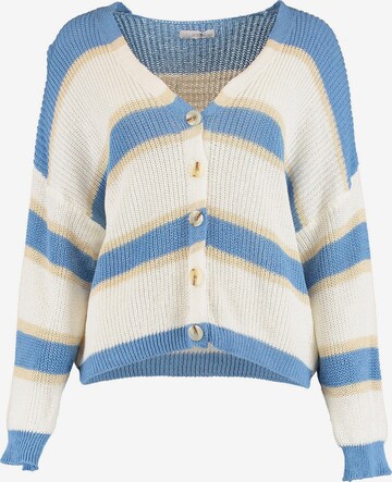 Hailys Knit Cardigan in Blue: front