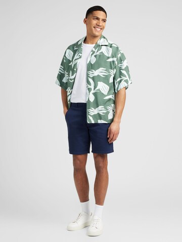 JACK & JONES Comfort Fit Hemd 'EASTER' in Grün