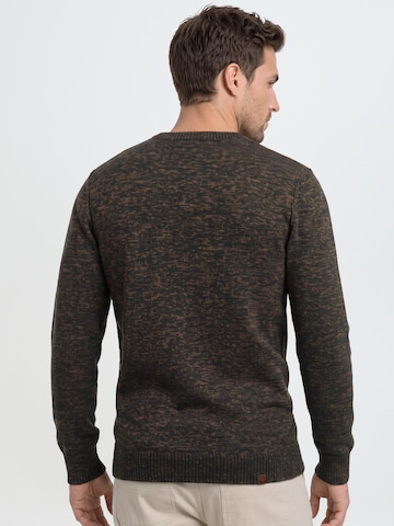 BLEND - Pullover 'Dansel' em castanho