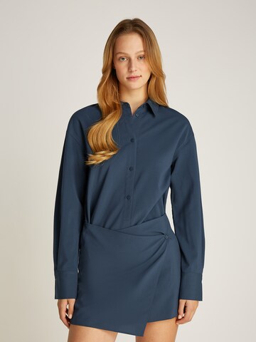 Abito camicia di Calvin Klein Jeans in blu: frontale