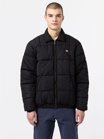 DICKIES Winter Jacket 'Eisenhower' in Black: front