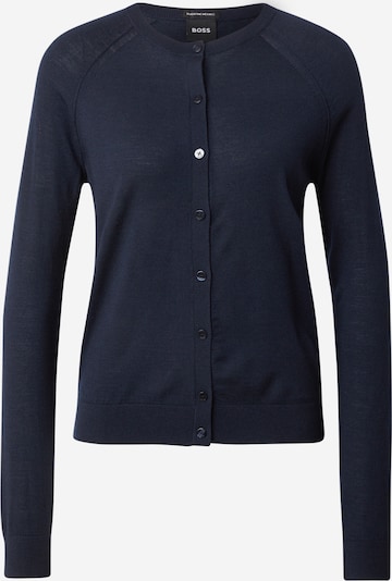 BOSS Neuletakki 'Fonami' värissä tummansininen, Tuotenäkymä