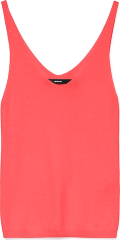 VERO MODA Knitted Top 'VMNEW LEX' in Red: front
