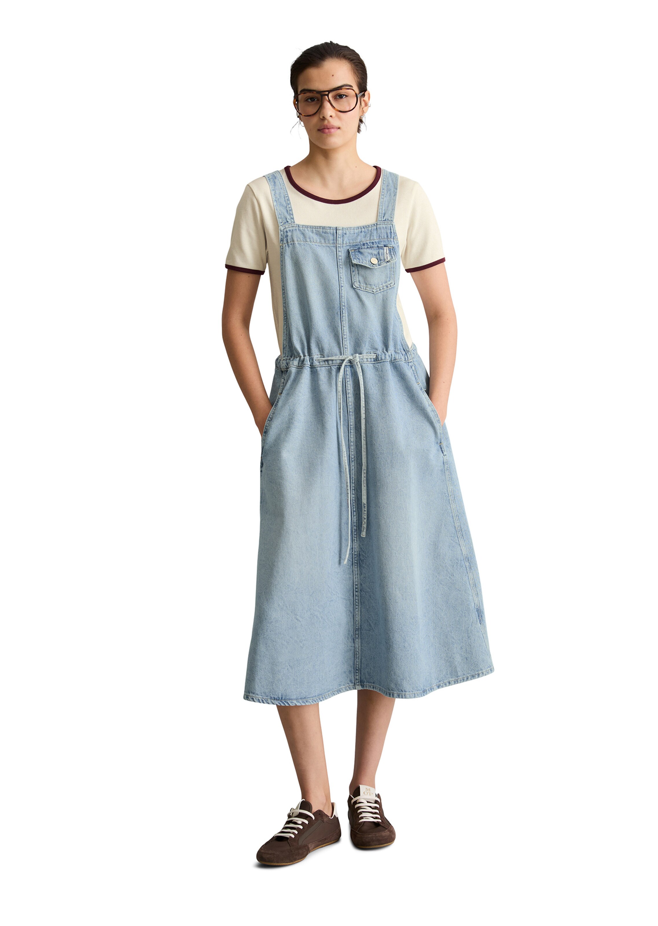 Marc O'Polo DENIM Overgooier in Blauw: voorkant