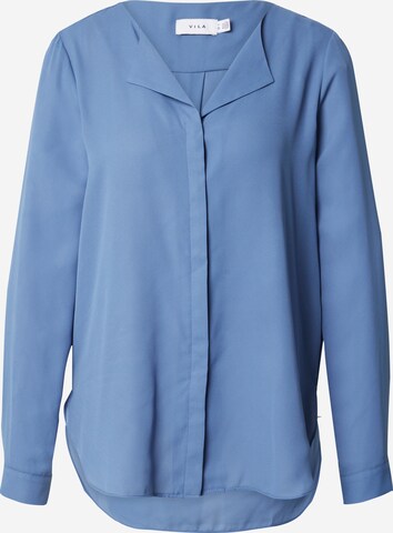 VILA Blouse in Blauw: voorkant