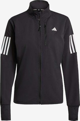 ADIDAS PERFORMANCE Urheilutakki 'Own The Run' värissä musta: etupuoli