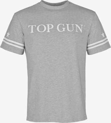 TOP GUN Shirt in Grijs: voorkant