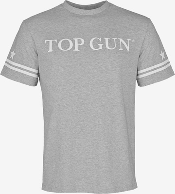 TOP GUN Shirt in Grijs: voorkant