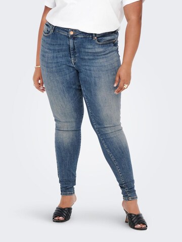 ONLY Carmakoma Skinny Jeans 'CARPower' in Blauw: voorkant