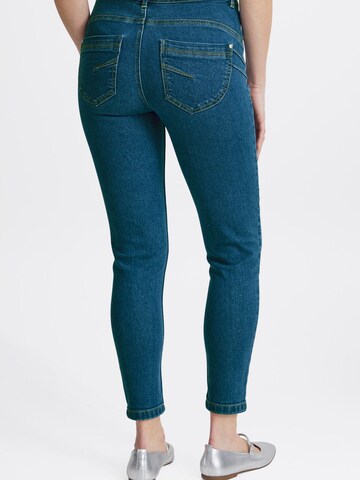 Fransa Slim fit Jeans ' FRFXDENIMA PAM' in Blue