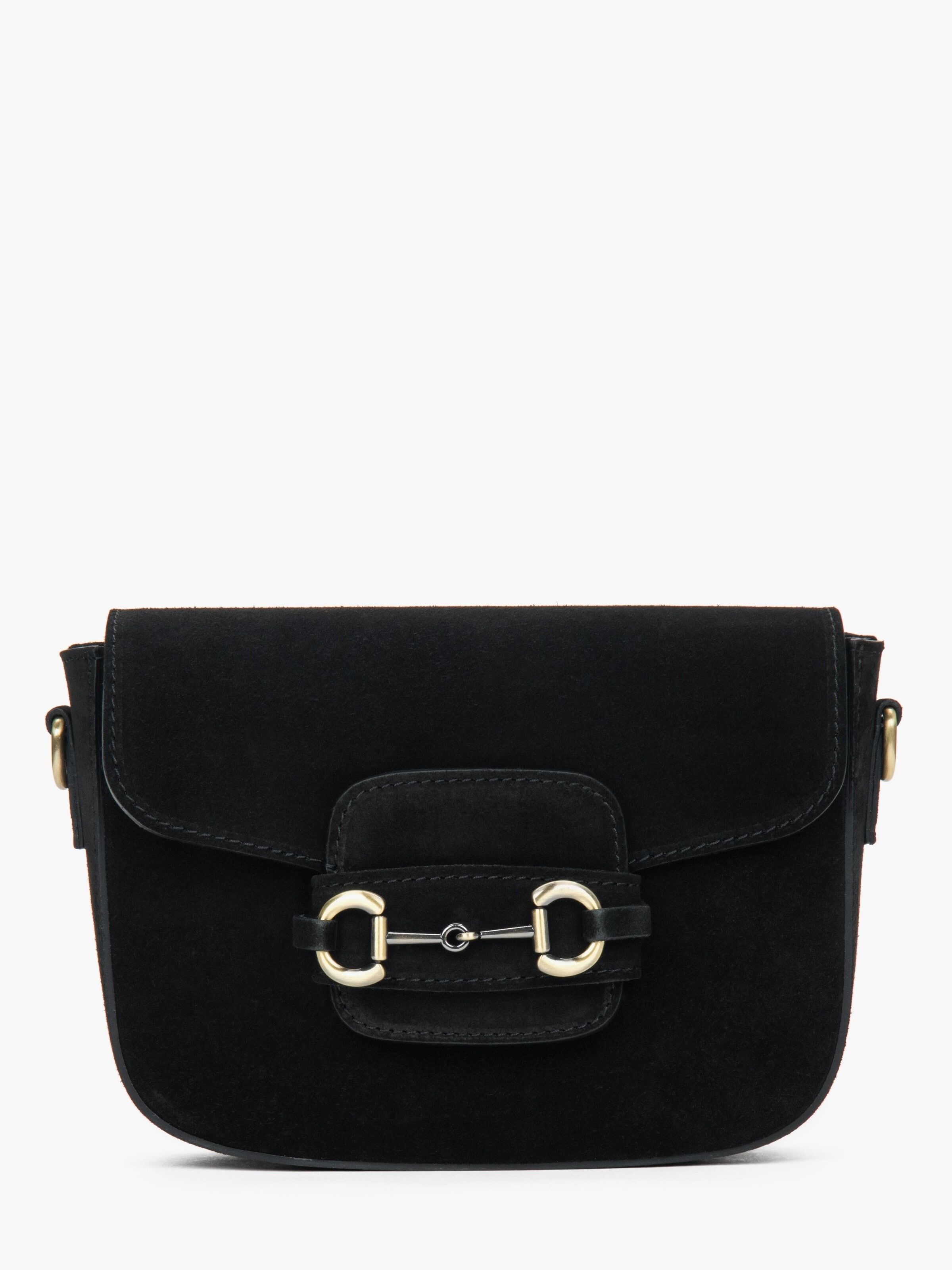 Estro Shoulder Bag '1223' in Black: front