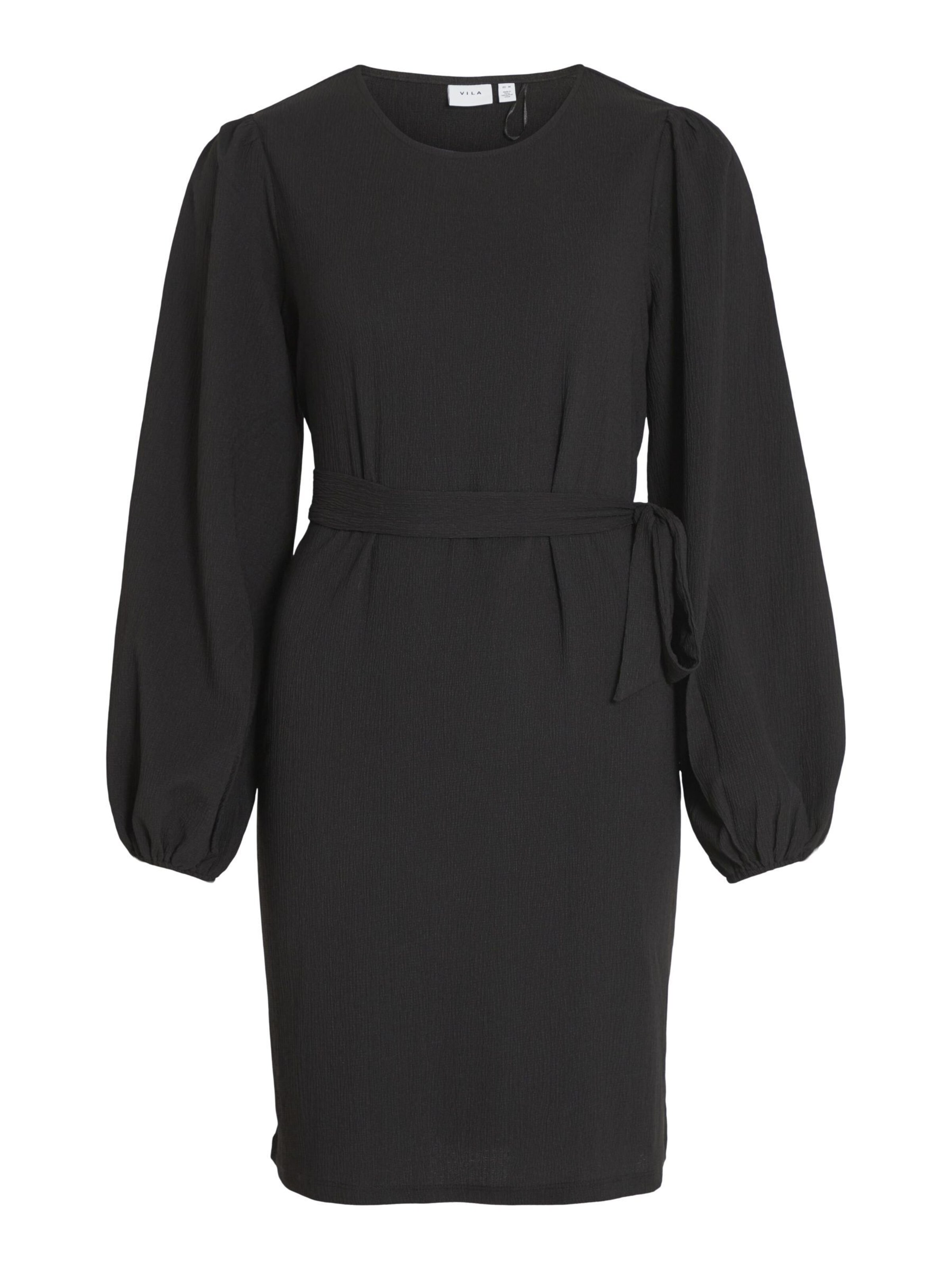 VILA - Vestido en negro: frente