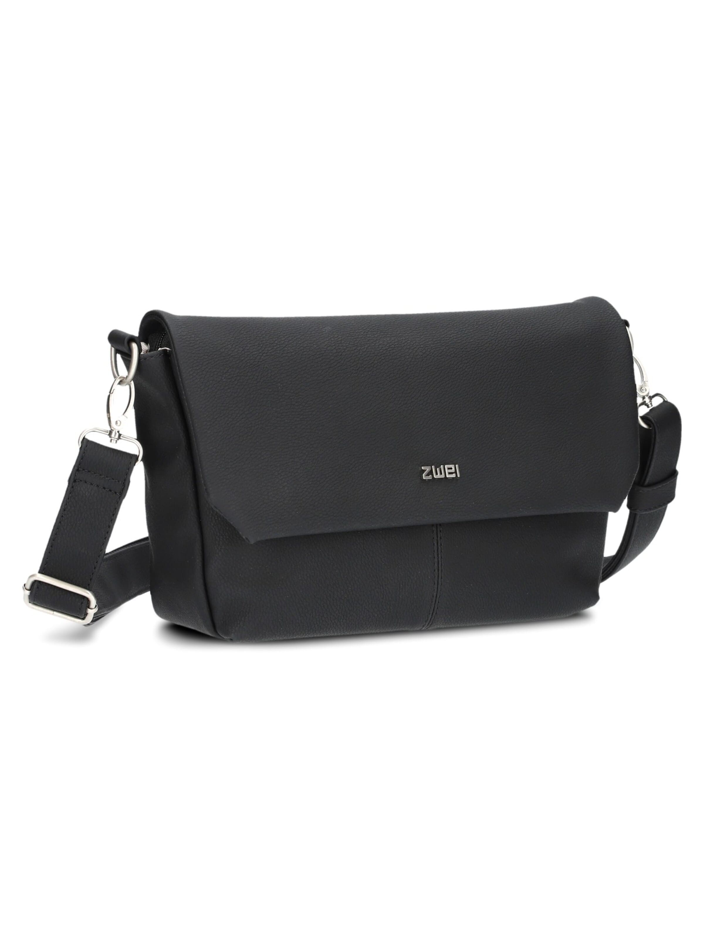 ZWEI Handtasche 'MADEMOISELLE.M M60' in Schwarz