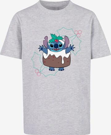 T-Shirt 'Lilo And Stitch - Pudding Holly' ABSOLUTE CULT en gris : devant