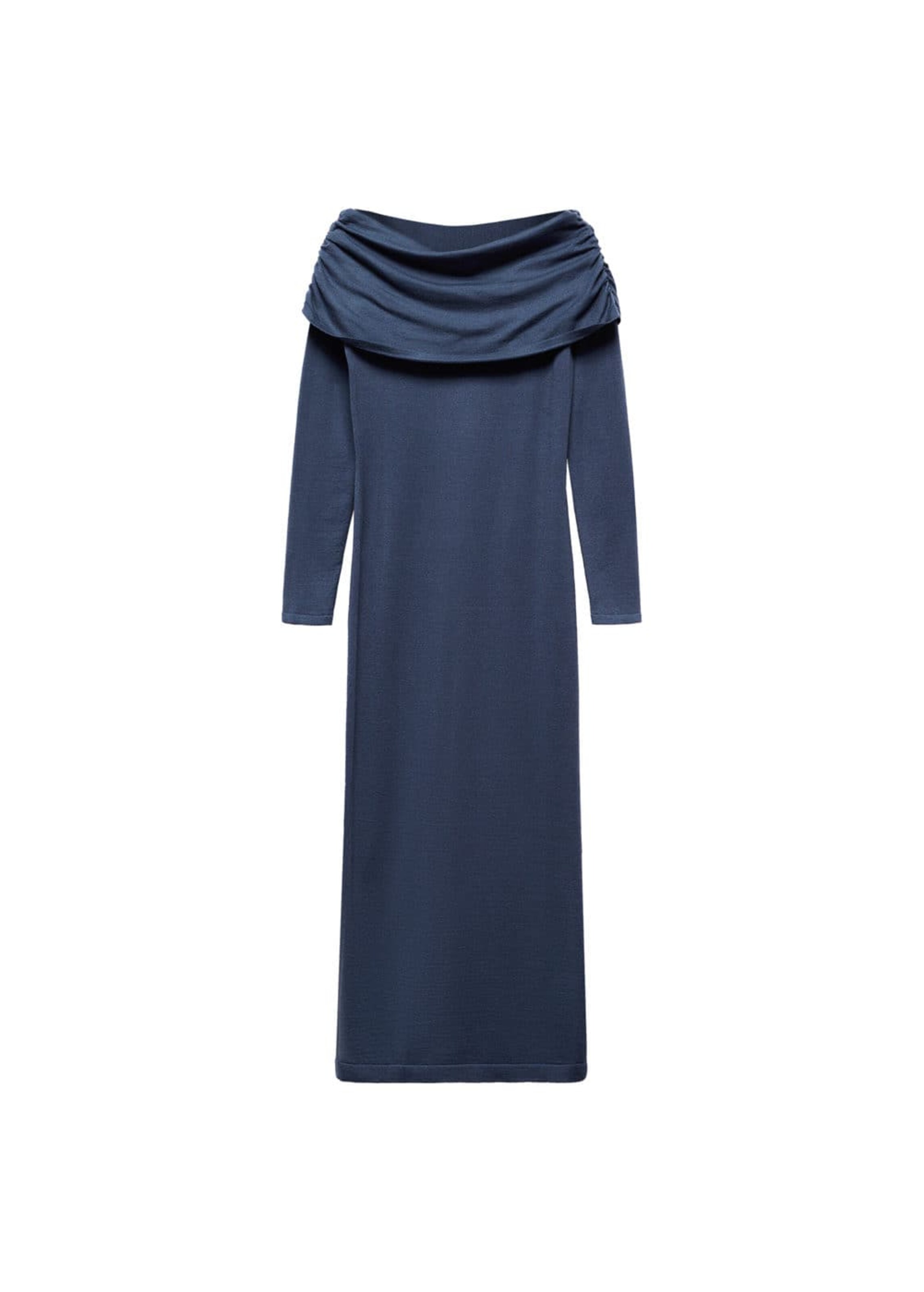 MANGO Šaty 'Giselle' – modrá: přední strana