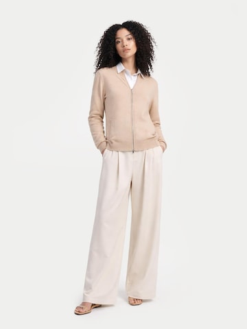 GOBI Cashmere - Cárdigan 'Women's Essential Cashmere Full-Zip Cardigan' en beige
