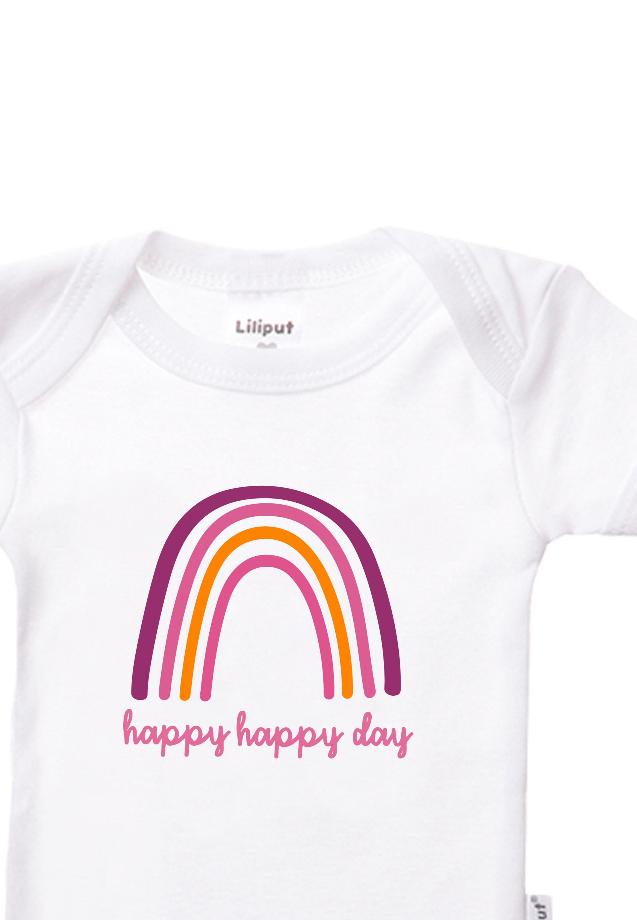 LILIPUT Romper/Bodysuit 'Regenbogen' in Pink