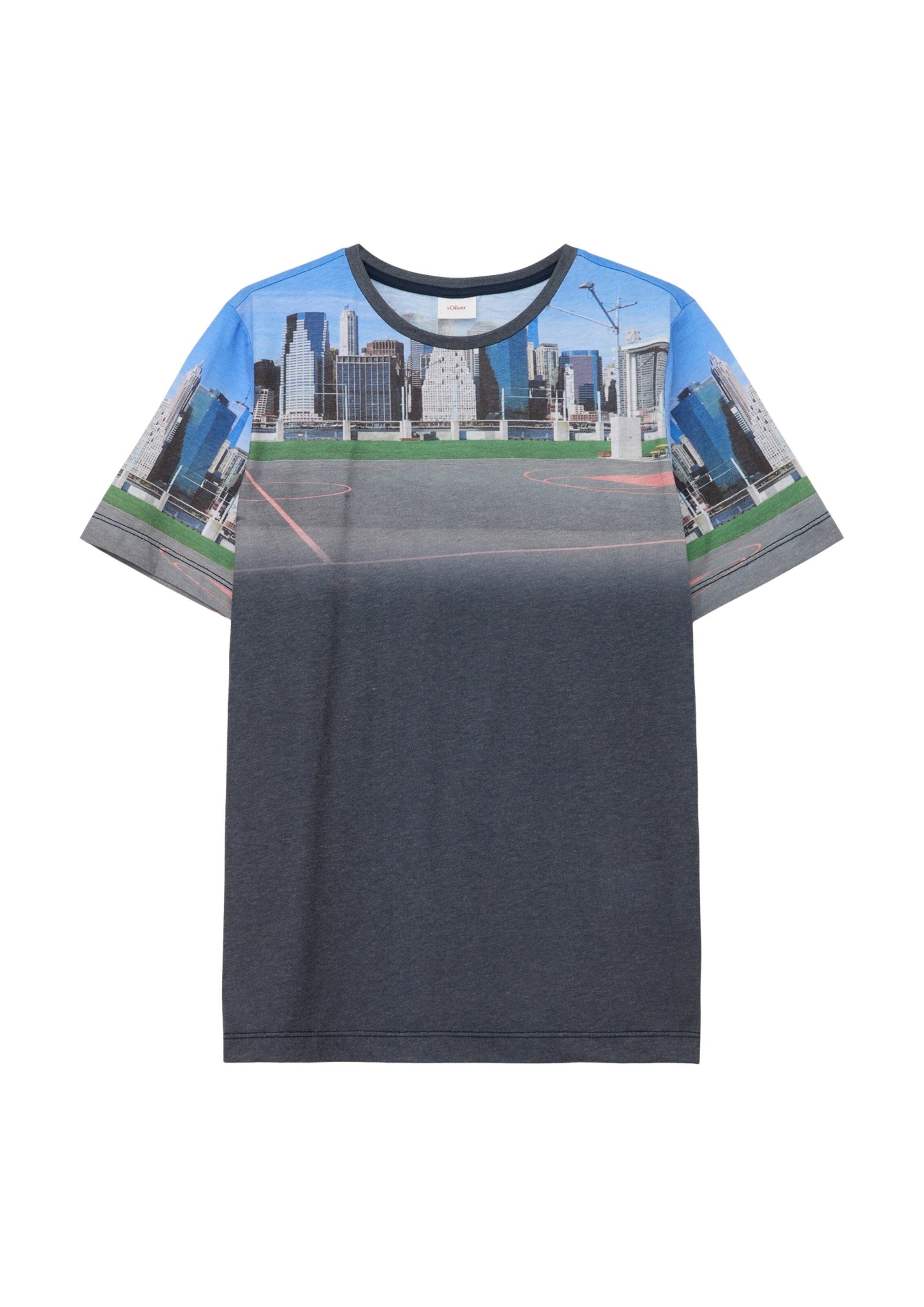 T-Shirt s.Oliver en gris : devant
