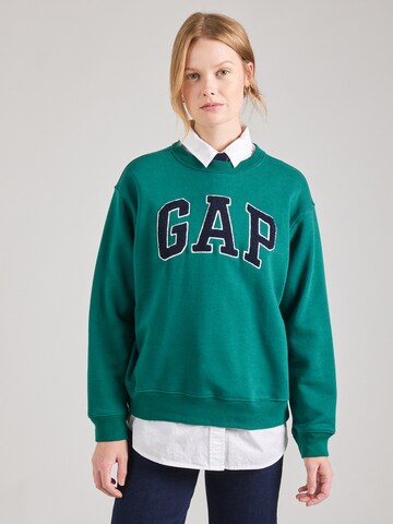 GAP - Sweatshirt 'HERITAGE' em verde: frente